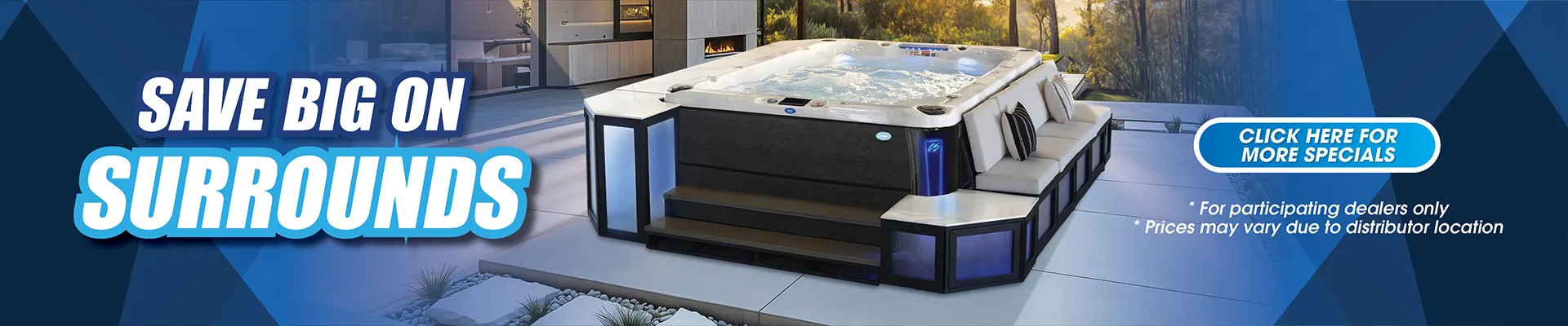 Calspas hot tub being used in a family setting - Montpellier
